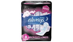 Absorvente Always Suave Noturno Com Abas 8un