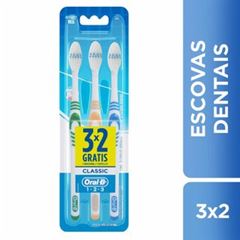 Escova Dental Oral B Classic 40 Lv3 Pg2 