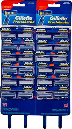 Aparelho Prestobarba 2 Regular Fixa Cartela 12x2