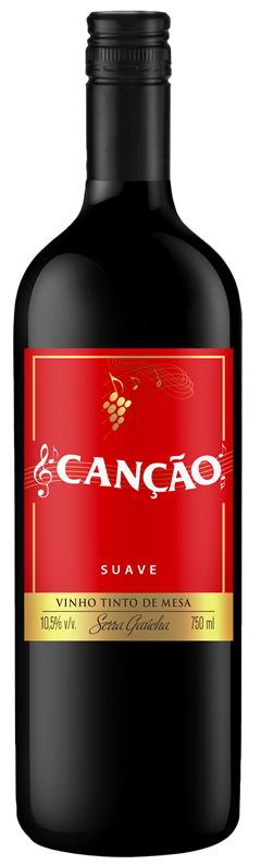 Vinho Nacional Cancao Tinto Suave 750ml