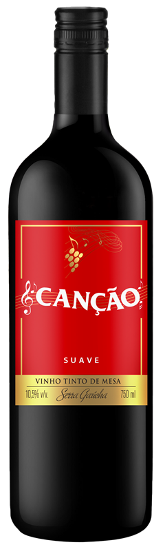 Vinho Nacional Cancao Tinto Suave 750ml