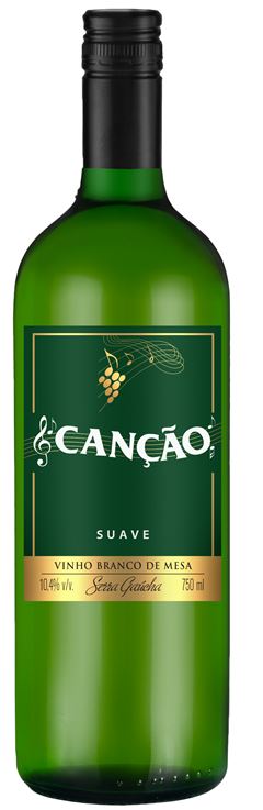 Vinho Nacional Cancao Branco Suave 750ml