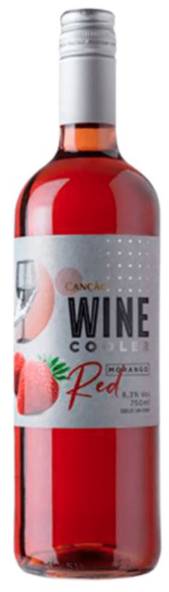 Vinho Nacional Cancao Cooler Morango 750ml
