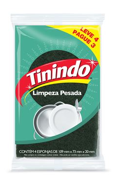 Esponja 3m Tinindo Limpeza Pesada Lv4 Pg3