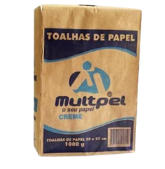 Papel Toalha Multipel Creme 20x21 800fls