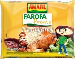 Farofa De Mandioca Amafil Pronta 500g