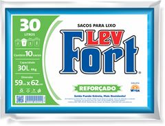 Saco De Lixo Levfort Azul 30l 10un