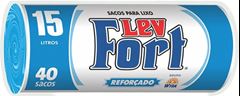 Saco De Lixo Levfort Azul Rolo 12x40x15l