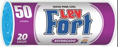 Saco De Lixo Levfort Azul Rolo 12x20x50l