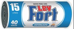 Saco De Lixo Levfort Preto Rolo 12x40x15l