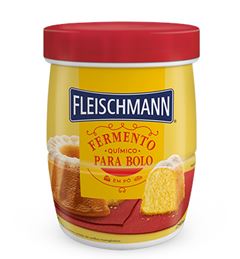 Fermento Em Po Quimico Fleischman 250g