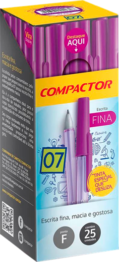 Caneta Compactor Esferografica 0.7 Violeta