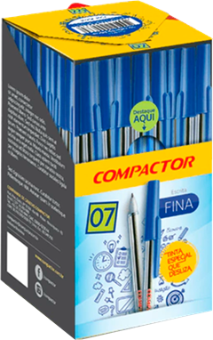 Caneta Compactor Esferografica 0.7 Azul