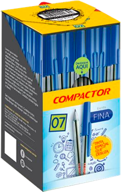 Caneta Compactor Esferografica 0.7 Preto