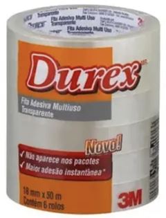 Fita Durex 3m 18mmx50m R9396