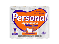Papel Higienico Personal Folha Simples Lavanda 30m 8x1