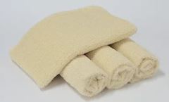 Saco De Algodao Cru Copalimpa Atoalhado 75x50cm