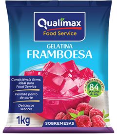 Gelatina Qualimax Framboesa 1kg
