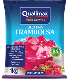 Gelatina Qualimax Framboesa 1kg