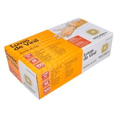 Luva De Procedimento Descarpack Vinil M Com Po 100un