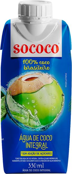 Agua De Coco Sococo Tp 330ml