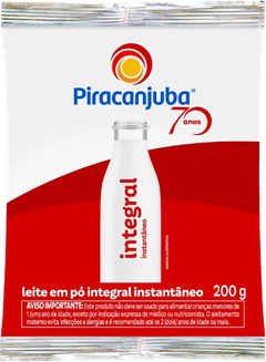 Leite Em Po Piracanjuba Instantaneo Sachet 200g