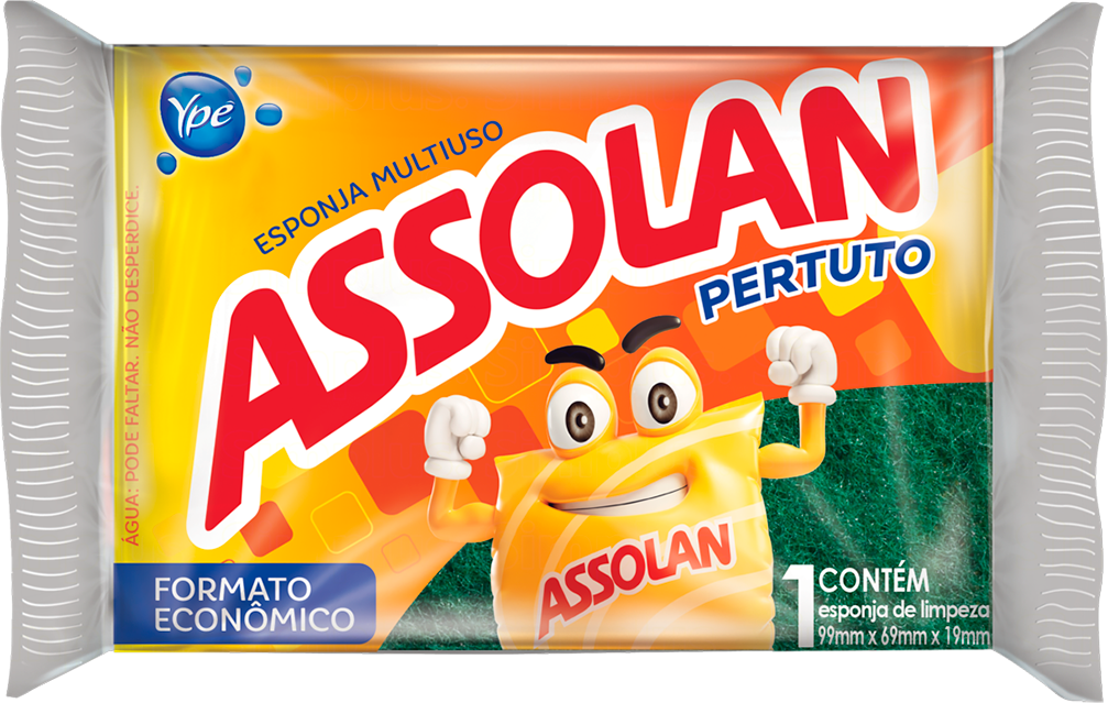 Esponja Assolan Pertuto Multiuso 60un
