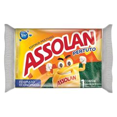 Esponja Assolan Pertuto Multiuso 60un