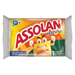 Esponja Assolan Pertuto Multiuso 60un