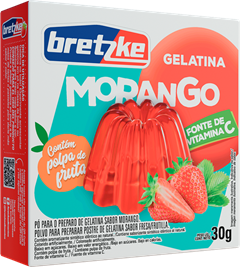Gelatina Bretzke Morango 30g