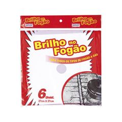 Forra Fogao Brilho No Fogao 27x27 50x6un