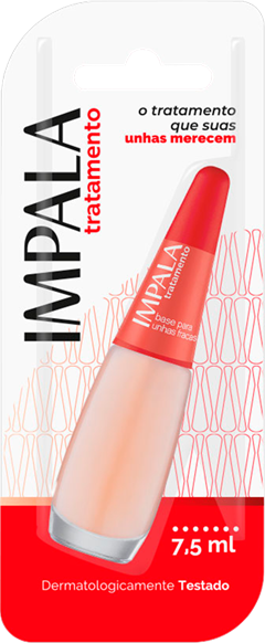 Esmalte Impala Base Unhas Fraca 6un