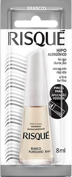 Esmalte Risque Cremoso Bianco Purissimo 6un