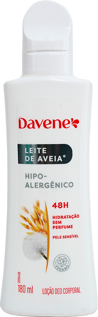 Locao Hidratante Davene Leite De Aveia Hipoalergenico 180ml
