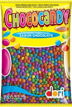 Chocolate Chococandy Confeitada Colorido 500g 