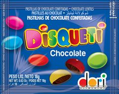 Chocolate Disqueti Dori Confeito 18g