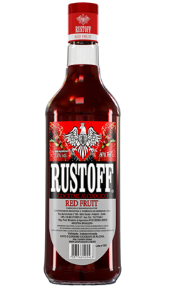 Vodka Rustoff Red Fruit Vermelha 970ml