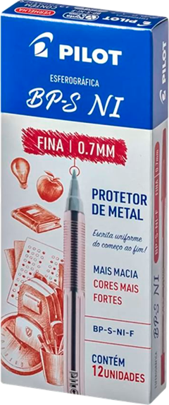 Caneta Pilot Esferografica Bps 0.7 Vermelho
