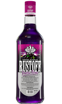 Vodka Rustoff Frutas Roxas 970ml