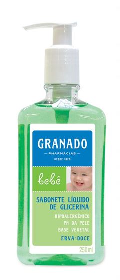 Sabonete Liquido Infantil Granado Erva Doce 250ml