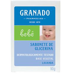 Sabonete Infantil Granado Glicerina Bebe Lavanda 90g