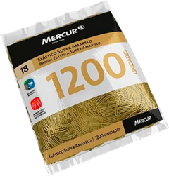 Elastico Mercur Super Amarelo 18 1200un