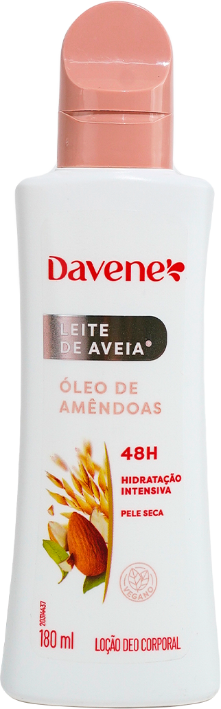 Locao Hidratante Davene Leite De Aveia Oleo Amendoas 180ml