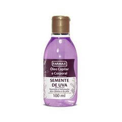 Oleo Capilar Corporal Farmax Semente Uva 100ml