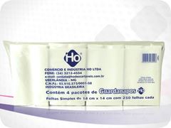 Guardanapo Ho Branco 14x14cm 4x250un