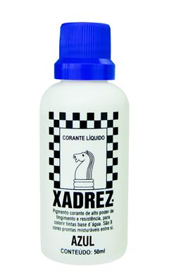 Corante Xadrez Liquido Azul 50ml