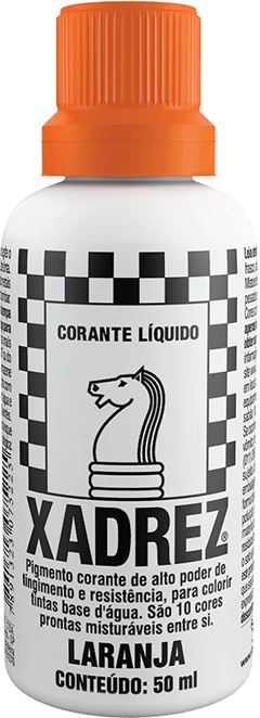Corante Xadrez Liquido Laranja 50ml