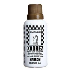 Corante Xadrez Liquido Marron 50ml