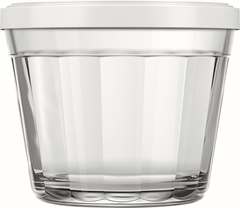 Tigela De Vidro Americano Nadir Com Tampa 150ml