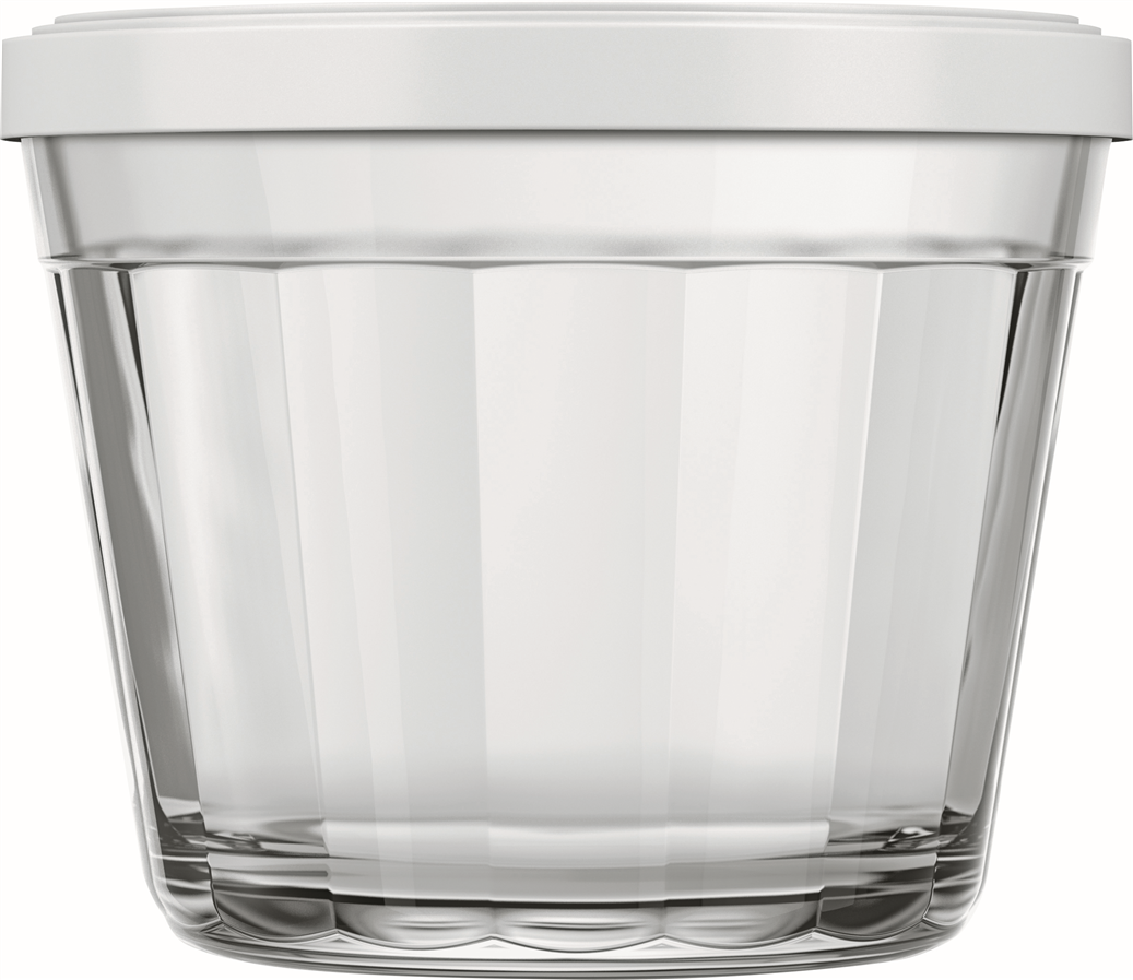 Tigela De Vidro Americano Nadir Com Tampa 350ml
